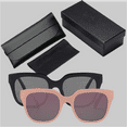 thumbnail image 3 of Ginsiom 2 Packs Trendy Square Sunglasses for Women Outdoor Fashion Sun Glasses, 3 of 4