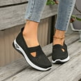thumbnail image 4 of Zmoon Chaussures Décontractées Respirantes en Maille pour Femmes, Bout Rond, Antidérapantes, à Enfiler, 4 of 9
