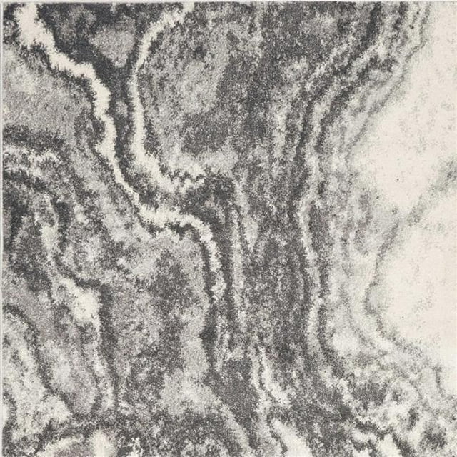 79 X 114 Po Tapis en Polypropelène Ivoire/gris