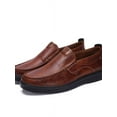 thumbnail image 3 of Men’s Casual Leather Slip-on Loafer Shoe, 3 of 7