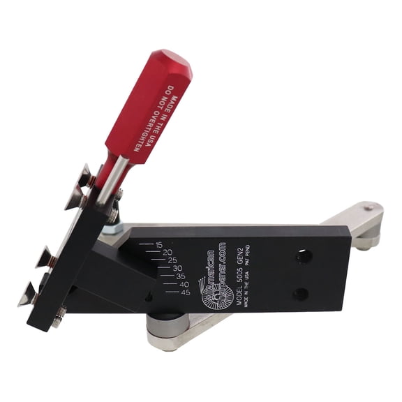 All American Sharpener Model 5005 15°-45° Adjustable Lawn Mower Blade Sharpener