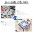 thumbnail image 5 of Shell Mahjong Mat with Rules, 31.5*31.5in Anti Slip American Mahjong Mat for Table, Noise Reduction, Neoprene Mah jongg Mats with Carrying Bag & 3 Dices, Mahjong Set Gift, Board Tile Games Mats, 5 of 7