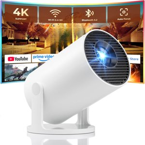 Mini Projector Portable Projector with Wifi and Bluetooth Built in Apps