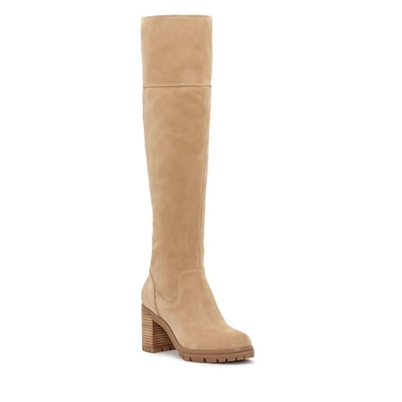 

Vince Camuto Dasemma 2 Tortilla Taupe Wide Calf Over The Knee Block Heel Boot (Tortilla Wide Calf 8.5)