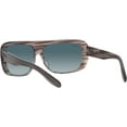 thumbnail image 5 of Ray Ban Blair Blue Gradient Grey Square Unisex Sunglasses 0RB2196 13143M 61, 5 of 7