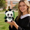 thumbnail image 2 of Cute Graduation Panda Bear Plush Toy 15cm Soft Stuffed Animal Keepsake for Graduation Gifts,Colour as Pictured, 2 of 7