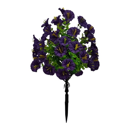Artificial Flowers Outdoor Faux Fake Flowers Plastic Floral Plants Spring Summer Decoration for Outside Home Patio Garden Decor Multicolor for Outdoor Garden Porch Patio Wedding Decor