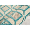 thumbnail image 6 of Nourison Aloha Indoor/Outdoor Casual Geometric Blue 2'8" x 4' Area Rug, (3' x 4'), 6 of 7
