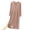 Khaki, variant on yillto Nightgowns for Womens Long Sleeve Loose Pajamas Womens Casual Sleepwear V Neck Nightdress