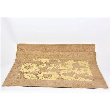 Gold Coast Set of 2 Floral Jacquard Chenille Accent Rug - (Not Our Deal Best Coast)