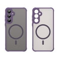 thumbnail image 3 of YEYKX Magnetic for Samsung Galaxy A55 5G Case [Compatible with MagSafe] [Military Grade Drop Protection] Translucent Matte Shockproof Phone Case,Purple, 3 of 8