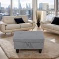 thumbnail image 2 of Upholstered Storage Ottoman, 2 of 8