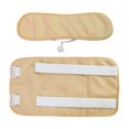 thumbnail image 3 of Milaget Castor Oil Pack Wrap Set, Reusable Convenient with Front Bag Mess , Flannel Khaki Sticker Strap, 3 of 9