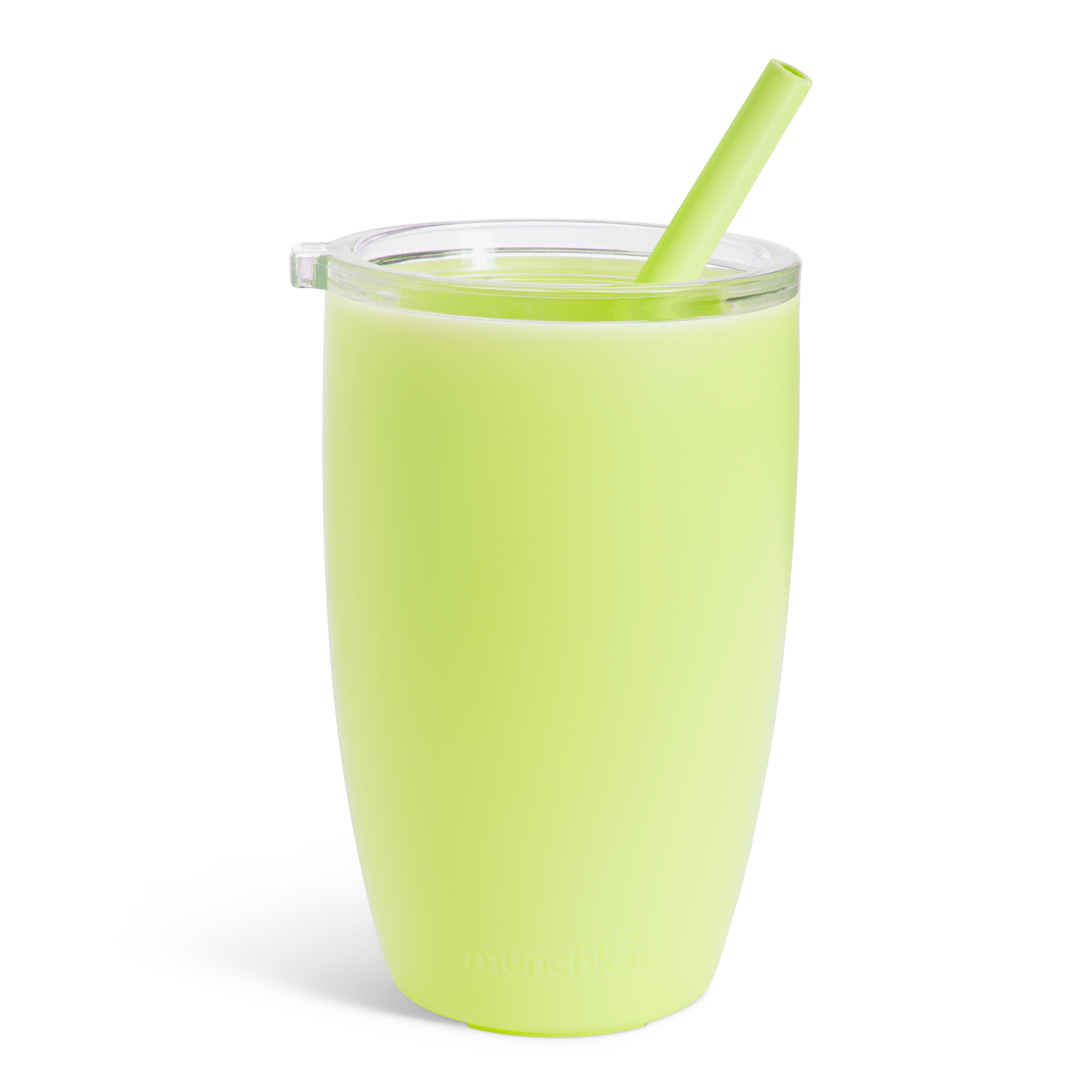 Munchkin Simple Clean Straw Tumbler Sippy Cup, 10 oz, Green photo 1