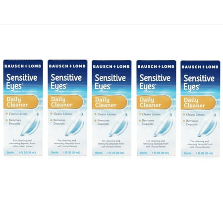 5 Pack - Bausch & Lomb Sensitive Eyes Daily Cleaner 30 mL Each