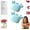 Blue, variant on Crab Bottle Opener 4 in 1 Multitool, Magnetic Fridge Magnet with Scissors & Box Cutter, Cute Kitchen Gadget for Home(2Pcs,Red)