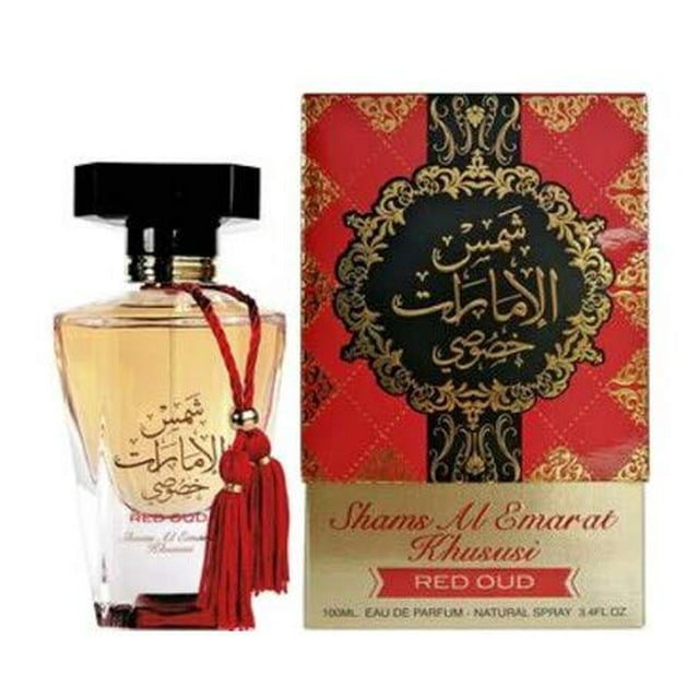 Perfume Ard Al Zaafaran Shams Al Emarat Khususi Red Oud, paquete de 3