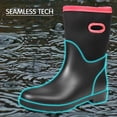 thumbnail image 4 of DKSUKO Women's Muck Warm Snow Boots Waterproof High Performance Winter Rubber Rain Boots for Women (9.5 B(M) US,Pink Handle), 4 of 7