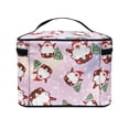 thumbnail image 4 of HELLHERO Polyester Small Makeup Bag Portable Hanging Organizer Santa Claus Christmas tree Mom, 4 of 6