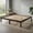 Queen Size, variant on Demi Bonn Twin Size Bed Frame with Wooden Slats Support and Rubber Wood Legs, Acacia Wood Platform Bed Frame with Under Bed Storage, No Box Spring Needed, Brown