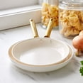 thumbnail image 3 of GreenPan Reserve Ceramic Nonstick 10" and 12" Frypan Set | Cream, 3 of 11