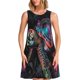 thumbnail image 1 of Disketp Colorful Plant Turtle A para Vestido sin Mangas para Mujeres, Vestidos de Verano para Mujeres, Casual y Holgado para la Playa, 1 of 7