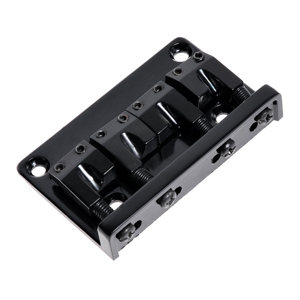 Oasiva 79.5x51.5MM Guitar Bridge Assembly Metal Texture Perfect for Electric Guitar