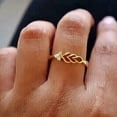 thumbnail image 2 of 1Ct Round Cut Natural Moissanite Women's Wedding Ring 14K Yellow Gold Plated, 2 of 3