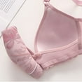 thumbnail image 6 of Einccm Women's Nursing Bra Thin Gathered Sagging-Proof Breastfeeding Underwear with Front Open Button Super Soft Stretch Fabric Comfort Support All Day Everyday Wear Charming Style, 6 of 8