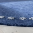 thumbnail image 3 of SAFAVIEH Kids Dotted Border Area Rug, Navy, 7' x 7' Round, 3 of 8