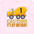 thumbnail image 4 of Inktastic 1st Birthday Construction Truck Cement Mixer Boys or Girls Baby T-Shirt, 4 of 5