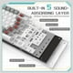 thumbnail image 4 of Teclado mecánico para juegos A.JAZZ Attack Shark AK820 75%, 4 of 8