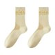 thumbnail image 2 of Calcetines de mujer con bloques de color, estilo fino, calcetines de tubo transpirables, calcetines de algodón para mujer, 2 of 3