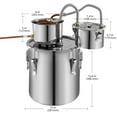 thumbnail image 4 of GorillaRock Distilling Equipment | Water Distiller | Stainless Steel | 8 Gal (30L), 4 of 18