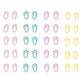 thumbnail image 5 of 40pcs Easter Bunny Footprint Wall Stickers, Removable Adhesive Floor Decor Stickers for Room, Living Room, Bedroom, Non-Toxic Self-Adhesive Decals, Festive Easter Party Decor, Colorful, 5 of 6