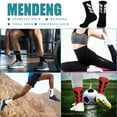 thumbnail image 2 of MENDENG Non Anti Slip Skid Men's Soccer Socks - Training Running Hiking Athletic Yoga Hospital, 2 of 6