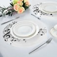 thumbnail image 6 of IAUYY Set of 6 Round Placemats for Dining Tables Heat-Resistant and Wear-Resistant DIY Printing Design Table Placemats，Applicable for Christmas Floating Musical Notation Elements, 6 of 7