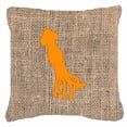 thumbnail image 2 of Carolines Treasures BB1096-BL-BN-PW1818 Squid Burlap and Brown   Canvas Fabric Decorative Pillow BB1096 18H x18W, 2 of 2