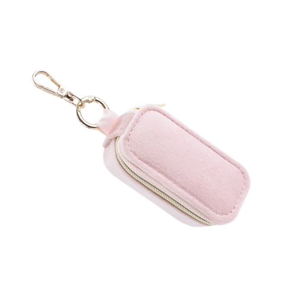 Portable Jewelry Organizers Keychain Convenient Miniature Rings Box Keychain For Secure Jewelry Storage And Travel
