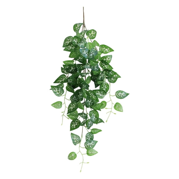 70cm Artificial Trailing Vines Green Red Maple Leaf Plants, Faux Hanging Greenery Vines Fake Leaf Garlands,Durable Low-Upkeep Vines for Wall Balcony Home Wedding Indoor Outdoor Decor,F-style