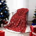 thumbnail image 6 of Kainsy Christmas Throws Blankets, Red White Snowflakes Comfort Christmas Prints Flannel Blanket, Super Soft Holiday Theme Home Décor Warm and Cozy Throws for Winter Bed Couch Xmas Gift,(40"x50"), 6 of 7