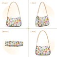 thumbnail image 7 of FORMRS Womens Shoulder Bag with Chain Strap Clutch Purse Cute Tote Handbag, Cute Vegetables, 7 of 7
