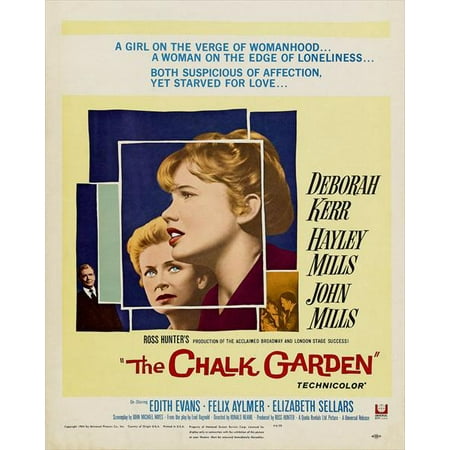 Chalk Garden Movie Poster Style C 27 X 40 1964 Walmart