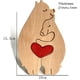 thumbnail image 2 of Padres Y Bebés Adornos De Animales De Madera Decoración De Escritorio Regalo Del Día De La Madre Scienceny HA043854-04, 2 of 6