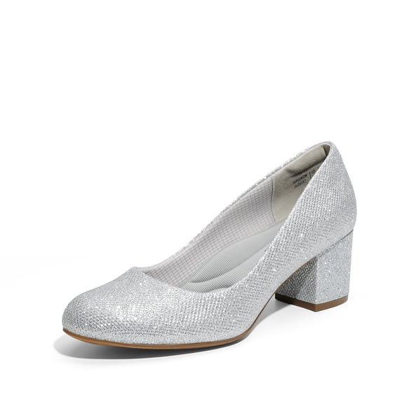 Zapatos de Tacón DREAM PAIRS SDPU2462W Plata Tacón Grueso 5.7 cm