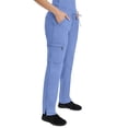 thumbnail image 5 of Healing Hands Purple Label Scrub Pants for Women Drawstring with 6 Pockets Ciel XS, 5 of 7