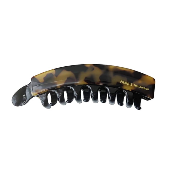 Small French Anti-Slip Banana Clip for High Ponytail, Vertical Twist Hair Clip for Thin Hair