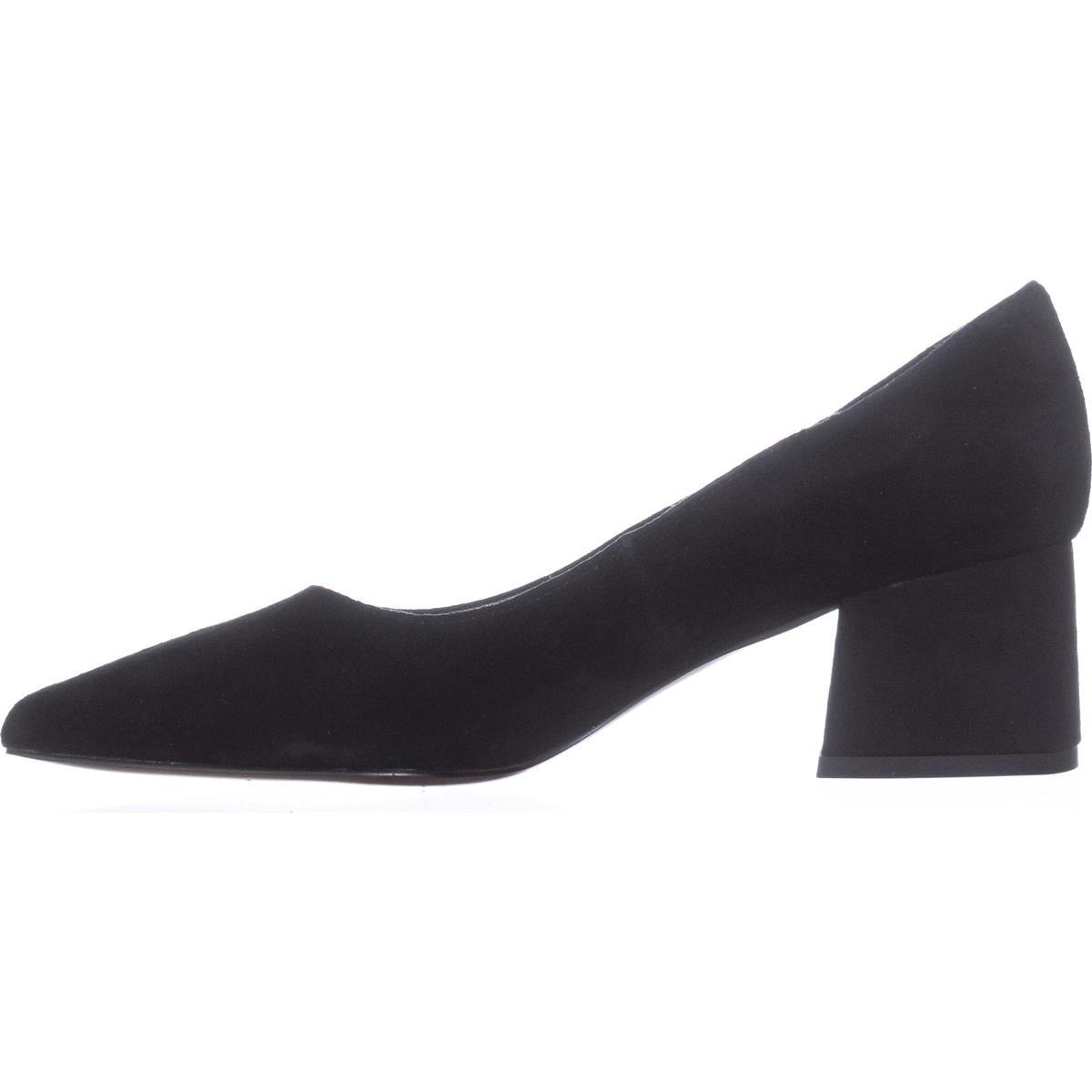 franco sarto callan suede block heel pump