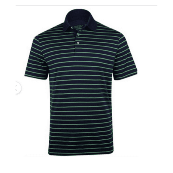 Polo Ralph Lauren Men's,Golf Lightweight Performance Stripe Shirt,Green/Navy,XXL