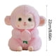 thumbnail image 3 of Muñeco de peluche colgante de mono de melocotón de 22 cm (8,7 pulgadas) para niños y niñas. Ideal como regalo de cumpleaños o para relajarse durante el sueño., 3 of 6
